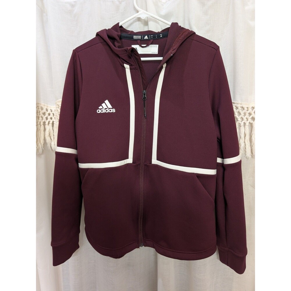 Adidas 'Under The Lights' Men's Large Hooded Jacket, zip up